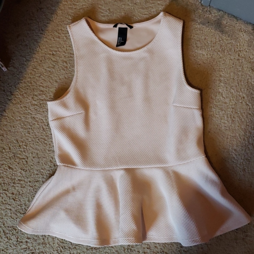 H&M soft ruffle shirt